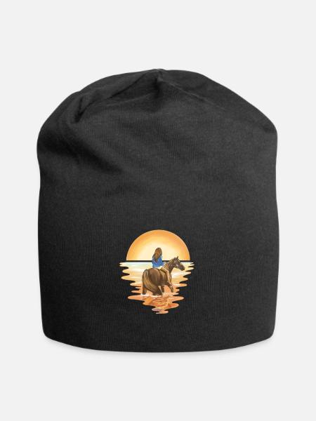 Cheval - Bonnet en jersey - noir