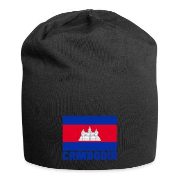 Cambodge - Bonnet en jersey - noir - Devant