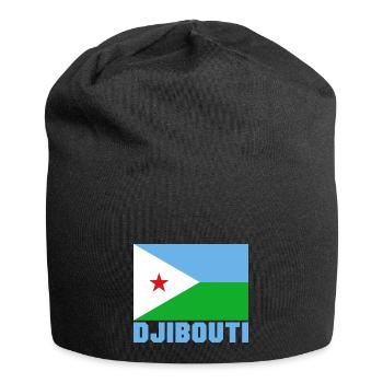 Dschibuti - Jersey-Beanie - Schwarz - Vorne