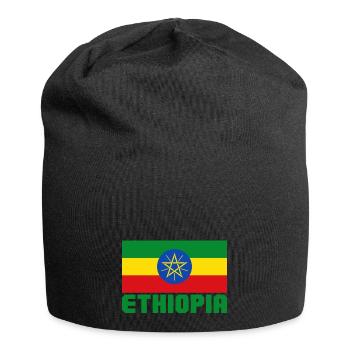 Ethiopia - Jersey Beanie - black - Front