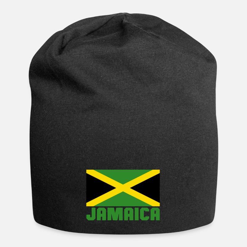Jamaïque - Bonnet en jersey - noir