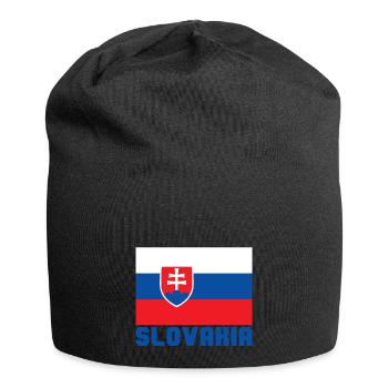 Slowakei - Jersey-Beanie - Schwarz - Vorne