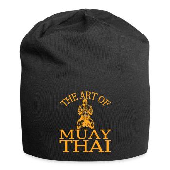 Boxe Combat Muay Thai - Bonnet en jersey - noir - Devant
