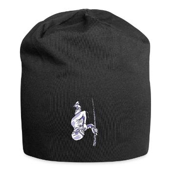 Apnoetauchen Freitauchen Atemzug Apnoe Tieftauchen - Jersey-Beanie - Schwarz - Vorne