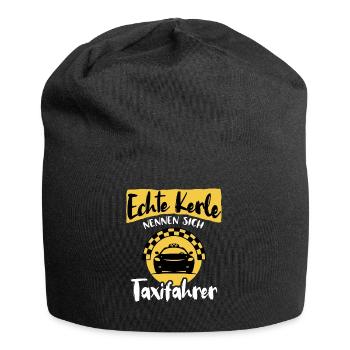 Taxi Fahrer Taxifahrer Sprüche - Jersey-Beanie - Schwarz - Vorne