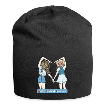 BFF - Best Friend Forever - Bonnet en jersey - noir - Devant