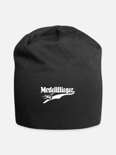 Modellflieger Modellflug Modellfliegen - Jersey-Beanie - Schwarz