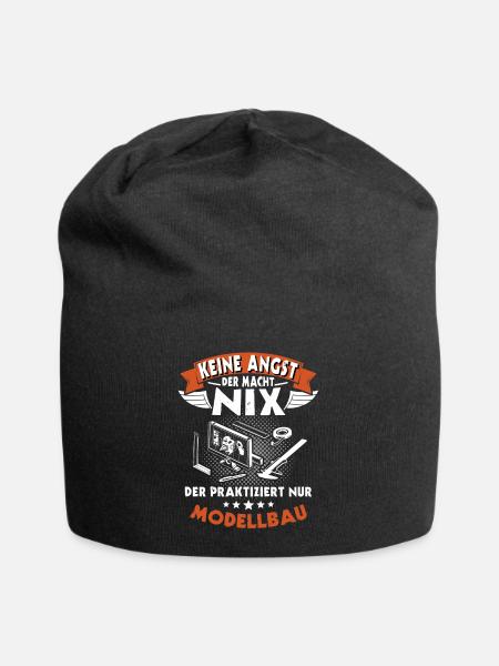 Modellbauer Modellbau Modellbauen - Jersey-Beanie - Schwarz