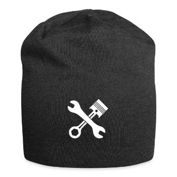 Screwdriver Mechanic Tool - Jersey Beanie - charcoal grey - Front