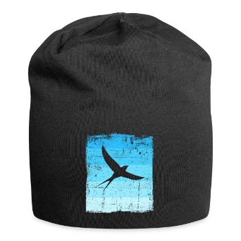 Oiseaux Hirondelle d’oiseau - Bonnet en jersey - noir - Devant