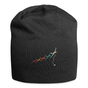 Segelflieger Segelflug Segelfliegen - Jersey-Beanie - Schwarz - Vorne