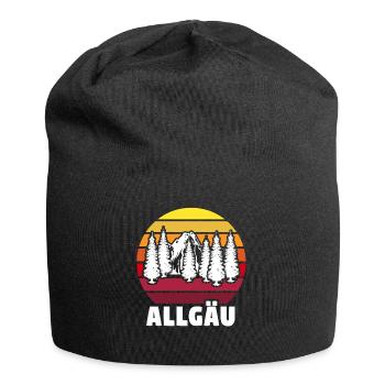 Allgäu Allgäuer Allgaeu - Jersey-Beanie - Schwarz - Vorne