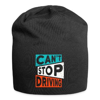 FAHREN TRUCKER AUTO SPRUCH CANT STOP DRIVING - Jersey-Beanie - Schwarz - Vorne