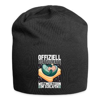 Avocado Toast - Jersey-Beanie - Schwarz - Vorne