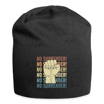 SLOGAN POLITIQUE PAS D’ACTIVISME DE REDDITION - Bonnet en jersey - noir - Devant
