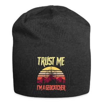 Geocache Geocaching-liebhaber | Vertrauen Sie Mir, - Jersey-Beanie - Anthrazit - Vorne