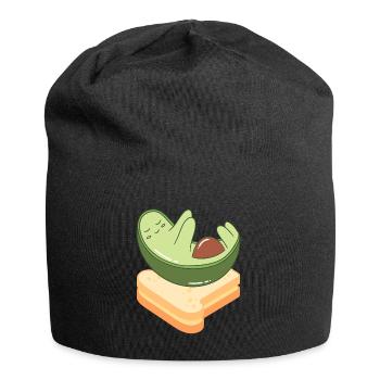 Avocado Toast - Jersey-Beanie - Schwarz - Vorne