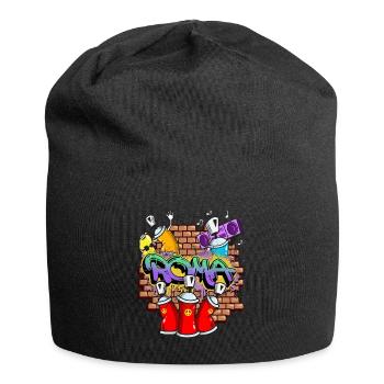 Rome Roma Italy Graffiti Spray Sprayer Spray Cans - Jersey Beanie - black - Front