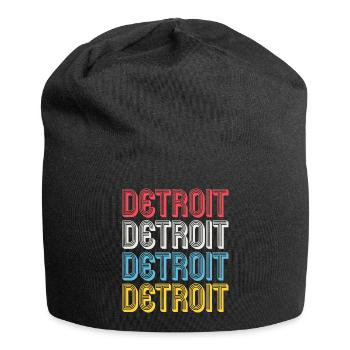 Detroit - Jersey-Beanie - Schwarz - Vorne