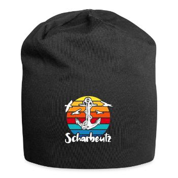 Scharbeutz Sprüche Scharbeutzer Ostsee - Jersey-Beanie - Schwarz - Vorne