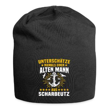 Scharbeutz Sprüche Scharbeutzer Ostsee - Jersey-Beanie - Schwarz - Vorne