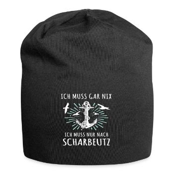 Scharbeutz Ostsee Scharbeutzer - Jersey-Beanie - Schwarz - Vorne