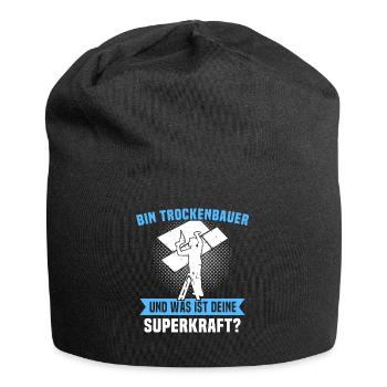 Trockenbauer Trockenbaumonteur Trockenbau - Jersey-Beanie - Schwarz - Vorne