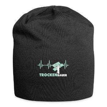 Trockenbauer Trockenbau Trockenbaumonteur - Jersey-Beanie - Schwarz - Vorne
