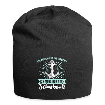 Scharbeutz Ostsee Scharbeutzer Urlaub - Jersey-Beanie - Schwarz - Vorne