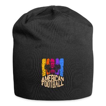 American Football Colour Player 2 - Jersey Beanie - black - Front