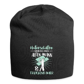 Trockenbauer Trockenbau Trockenbaumonteur - Jersey-Beanie - Schwarz - Vorne
