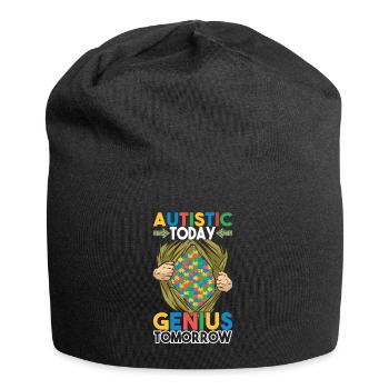 Autistic Autism Autistic - Jersey Beanie - black - Front