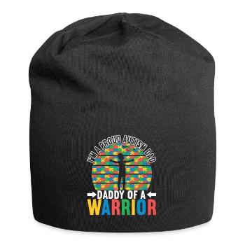Autistic Autism Autistic - Jersey Beanie - black - Front