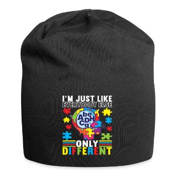 Autistic Autism Autistic - Jersey Beanie - black - Front