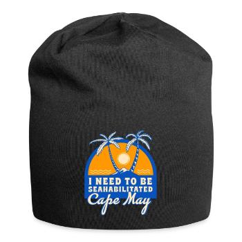 I Need To Be Seahabilitated Cape May Summer - Jersey-Beanie - Schwarz - Vorne