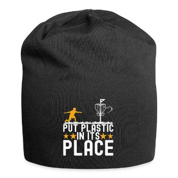 Disc Golf Disc Golfer - Jersey-Beanie - Schwarz - Vorne