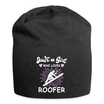 Roofing motif roofing ceilings - Jersey Beanie - black - Front