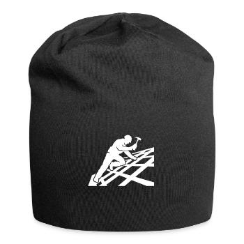 Roofing motif roofing ceilings - Jersey Beanie - black - Front