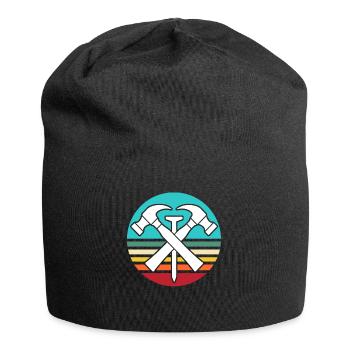 Roofing motif roofing ceilings - Jersey Beanie - black - Front