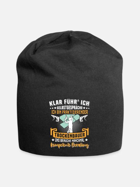 Trockenbauer Trockenbaumonteur Trockenbau - Jersey-Beanie - Schwarz