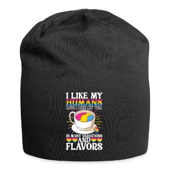 LGBTQ Pansexual - Jersey Beanie - black - Front