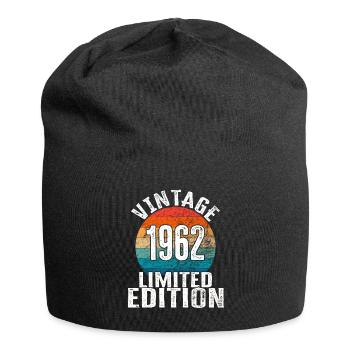 Année de naissance 1962 Vintage Limited Edition Retro - Bonnet en jersey - noir - Devant