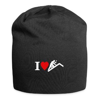 Roofer Love I Love Roofing - Jersey Beanie - black - Front