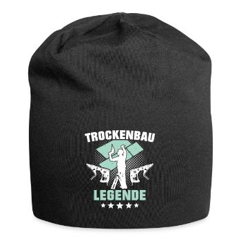 Trockenbauer Trockenbaumonteur Trockenbau - Jersey-Beanie - Schwarz - Vorne