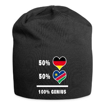Allemagne et Namibie 100% Ingénieux / Cadeau - Bonnet en jersey - noir - Devant