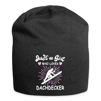 Dachdecker Handwerker Dachdecken - Jersey-Beanie - Schwarz - Vorne