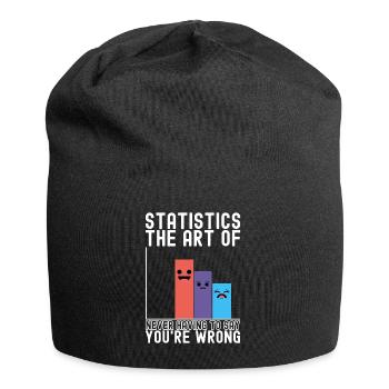 Professeur de mathématiques Mathématiques - Bonnet en jersey - noir - Devant