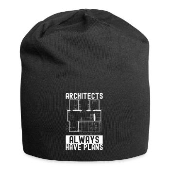 Architekt Architektur - Jersey-Beanie - Schwarz - Vorne