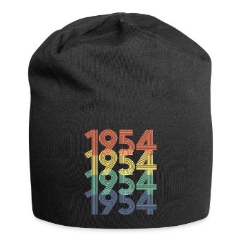 1954 70. Geburtstag Männer Frauen 70 Jahre alt Jahrgang - Jersey-Beanie - Schwarz - Vorne