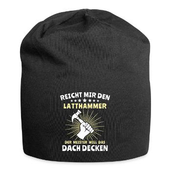Dachdecker Dachspengler Dachklempner - Jersey-Beanie - Schwarz - Vorne